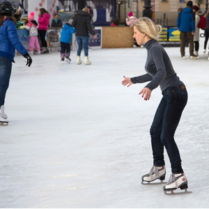 La patinoire intérieur de FitForAll.
